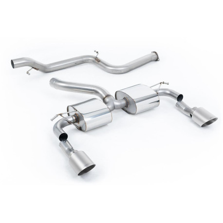 Výfukové systémy Milltek Cat-back exhaust (louder) for Ford Focus MK2 RS 2.5T 305PS (non-GPF) 2009-2010 - Dual titanium tips | race-shop.cz