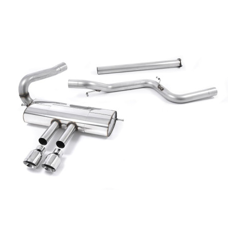 Výfukové systémy Milltek Cat-back exhaust (louder) for Ford Focus Mk3 ST Estate/Sedan/Limousine (non-GPF) 2012-2018 - Polished tips | race-shop.cz