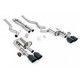 Výfukové systémy Milltek Cat-back exhaust valved for Ford Mustang 5.0 V8 Dark Horse (non-GPF) 2024+ - Cerakote black tips | race-shop.cz