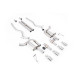 Milltek Cat-back exhaust (loudest) valved for Ford Mustang 5.0 V8 GT (non-GPF) 2024+ - Polished tips