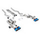 Výfukové systémy Milltek Cat-back exhaust valved for Ford Mustang 5.0 V8 Mach 1 (non-GPF) 2021-2023 - Burnt/blue titanium tips | race-shop.cz