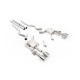 Milltek Cat-back (loudest) valved for Ford Mustang Shelby GT500 S550 (non-GPF) 2020-2023 - Polished tips