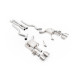 Milltek Cat-back valved for Ford Mustang Shelby GT500 V8 Supercharged S550 (non-GPF) 2020-2023 - Brushed titanium tips