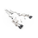 Výfukové systémy Milltek Cat-back valved for Ford Mustang Shelby GT500 V8 Supercharged S550 (non-GPF) 2020-2023 - Cerakote black tips | race-shop.cz