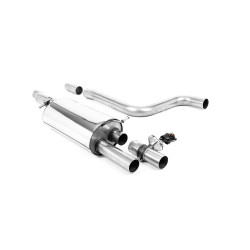 Milltek GPF-back exhaust valved for Ford Puma ST 1.0 170PS 2023+ - Twin polished tips