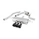 Milltek Cat-back exhaust (louder) for Honda Civic 1.5T Si 5 Door Hatch (FK7) (non-GPF) 2015+ - Cerakote black tips