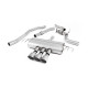 Milltek Cat-back exhaust (louder) for Honda Civic 1.5T Si 5 Door Hatch (FK7) (non-GPF) 2015+ - Titanium tips