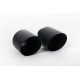 Milltek Cat-back part-resonated non-valved for Honda Civic Type R i-VTEC (FL5) (non-GPF) 2022+ - Cerakote black tips