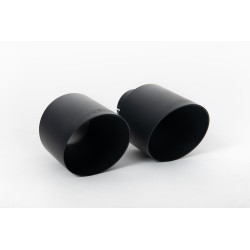 Milltek Cat-back part-resonated non-valved for Honda Civic Type R i-VTEC (FL5) (non-GPF) 2022+ - Cerakote black tips
