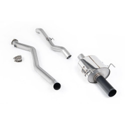 Milltek Cat-back exhaust (louder) for Acura Integra DC-5 Type-R (non-GPF) 2001-2006 - Cerakote black tips