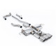 Milltek Cat-back exhaust (loudest) for Acura Integra Type S 2.0 Turbo 320hp (DE5) (non-GPF) 2023+ - Brushed titanium tips