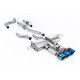 Výfukové systémy Milltek Cat-back exhaust resonated for Acura Integra Type S 2.0 Turbo 320hp (DE5) (non-GPF) 2023+ - Burnt/blue titanium tips | race-shop.cz