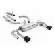 Milltek Cat-back exhaust non-resonated valved for Hyundai Elantra N 2.0L Turbo 275hp 2021+ - Cerakote black tips