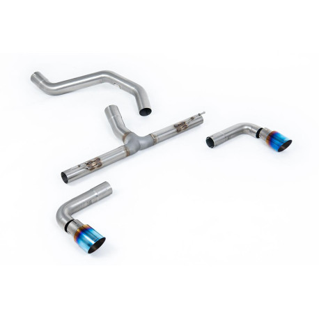 Výfukové systémy Milltek GPF-back exhaust non-resonated for INEOS Grenadier B57 3.0 I6 Turbo Diesel (non-GPF) 2023+ - Burnt/blue titanium tips | race-shop.cz