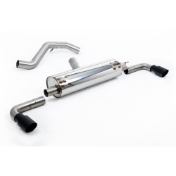 Milltek GPF-back exhaust resonated for INEOS Grenadier B58 3.0 I6 Turbo Petrol (non-GPF) 2023+ - Twin Cerakote black tips