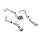 Milltek Cat-back exhaust for Jeep Gladiator 3.6 V6 (non-GPF, side exit) 2020+ - Brushed titanium tips