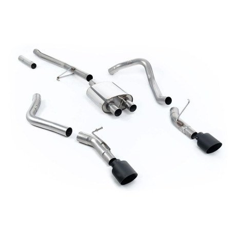 Výfukové systémy Milltek Cat-back exhaust for Jeep Gladiator 3.6 V6 (non-GPF, side exit) 2020+ - Cerakote black tips | race-shop.cz