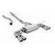 Milltek GPF-back exhaust (louder) for Land Rover Defender 130 2.0 I4 P300 & P400e (non-GPF) 2023+ - Quad titanium tips