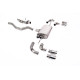 Milltek GPF-back exhaust for Land Rover Defender 90 2.0 I4 P300 & P400e (non-GPF) 2020+ - Quad polished tips