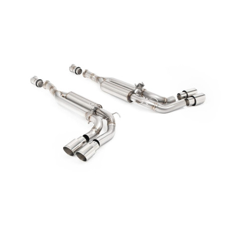 Výfukové systémy Milltek Cat-back exhaust valved for Mercedes G63 4.0 Bi-Turbo V8 (W465) (non-GPF) 2024+ - Quad polished tips | race-shop.cz