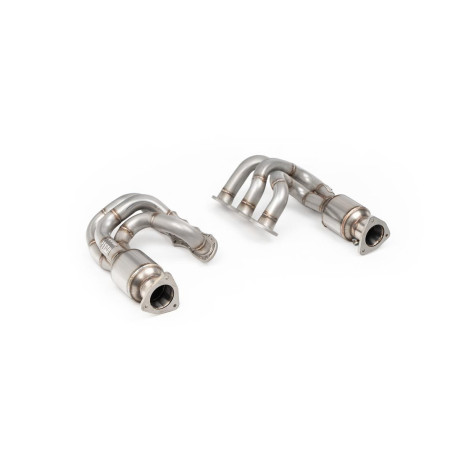 Výfukové systémy Milltek Manifold with hi-flow sports cat for Porsche 911 3.8 C2S/C4S (991.1) (non-GPF) 2011-2015 | race-shop.cz