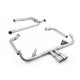 Výfukové systémy Milltek Full system with cat replacement pipe for Porsche Cayman 718 GTS 2.5T (non-GPF) 2016-2020 - Dual titanium tips | race-shop.cz