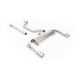 Výfukové systémy Milltek GPF-back exhaust for Seat Leon Cupra Leon 2.0TSI 245ps (GPF) 2022+ - Brushed titanium tips | race-shop.cz