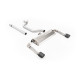Milltek GPF-back exhaust for Seat Leon Cupra Leon 2.0TSI 245ps (GPF) 2022+ - Carbon tips