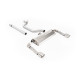Milltek GPF-back exhaust for Seat Leon Cupra Leon 2.0TSI 245ps (GPF) 2022+ - Polished tips