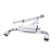 Milltek Secondary cat-back exhaust (quieter) for Toyota GR86 2.4 Litre (non-GPF) 2022+ - Dual tips