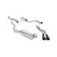 Milltek Cat-back exhaust resonated for Toyota Tacoma Crew Cab/Extended Cab (non-GPF) 2024+ - Dual Cerakote black tips
