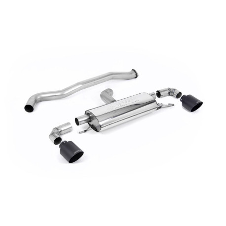 Výfukové systémy Milltek GPF-back exhaust (louder) for Toyota Yaris Gen 1 2020-2024 - Cerakote black tips | race-shop.cz