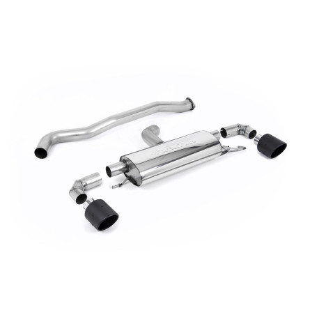 Výfukové systémy Milltek GPF-back exhaust (louder) for Toyota Yaris Gen 1 2020-2024 - Carbon tips | race-shop.cz