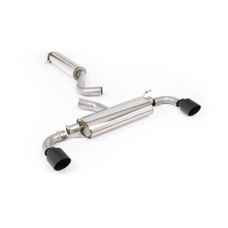 Výfukové systémy Milltek GPF-back exhaust resonated for Toyota Yaris Gen 2 2024+ - Cerakote black tips | race-shop.cz