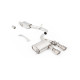 Výfukové systémy Milltek V2 Cat-back exhaust valved for Volkswagen Golf MK5 R32 3.2 V6 (non-GPF) 2005-2009 - Brushed titanium tips | race-shop.cz