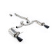 Výfukové systémy Milltek Cat-back exhaust (louder) for Volkswagen Golf Mk7 1.8TSI Alltrack 4Motion (non-GPF) 2016-2021 - Dual Cerakote black tips | race-shop.cz
