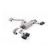 Milltek Cat-back exhaust (louder) valved for Volkswagen Golf Mk7.5 R 2.0 TSI 300PS (GPF) 2019-2022 - Carbon tips