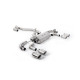 Milltek Cat-back exhaust (louder) valved for Volkswagen Golf Mk7.5 R 2.0 TSI 300PS (GPF) 2019-2022 - Polished tips