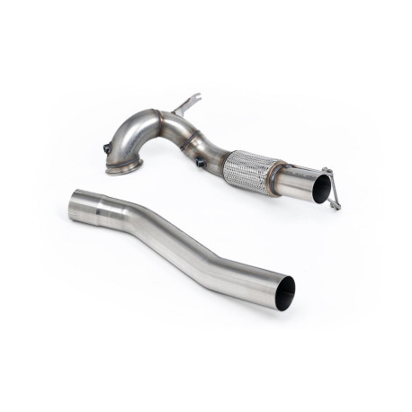 Výfukové systémy Milltek Large-bore downpipe with de-cat for Volkswagen Golf Mk8 GTi (non-GPF, for Milltek system) 2021-2024 | race-shop.cz