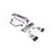 Výfukové systémy Milltek GPF-back exhaust carbon tips for Volkswagen Golf Mk8 GTi (GPF) 2020-2024 | race-shop.cz