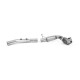 Výfukové systémy Milltek Large-bore downpipe with sports cat for Volkswagen Golf Mk8.5 GTi Clubsport (GPF, race cat) 2024+ | race-shop.cz