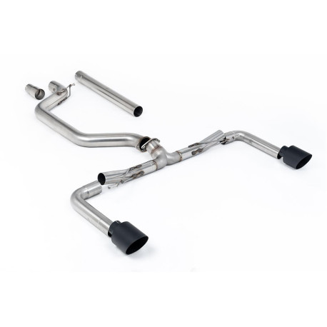 Výfukové systémy Milltek GPF-back exhaust (loudest) for Volkswagen Golf Mk8.5 GTi Clubsport (GPF) 2024+ - Cerakote tips | race-shop.cz