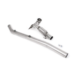 Milltek Large-bore downpipe with de-cat for Volkswagen Golf Mk8.5 R (non-GPF, for Milltek system) 2025+