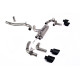 Výfukové systémy Milltek Cat-back exhaust (loudest) for Volkswagen Golf Mk8.5 R (non-GPF) 2025+ - Cerakote black tips | race-shop.cz