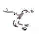 Milltek Cat-back exhaust (loudest) for Volkswagen Golf Mk8.5 R (non-GPF) 2025+ - Polished tips