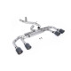 Milltek Cat-back exhaust (loudest) non-valved for Volkswagen Golf Mk8.5 R (non-GPF) 2025+ - Carbon tips