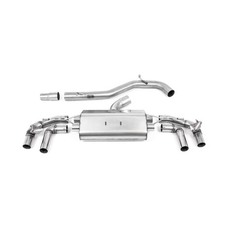 Výfukové systémy Milltek Cat-back exhaust for Volkswagen Golf Mk8.5 R (non-GPF) 2025+ - Cerakote black tips | race-shop.cz