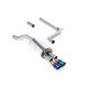 Milltek Cat-back exhaust for Volkswagen Polo 1.5 TSI 2019+ - Burnt/blue titanium tips