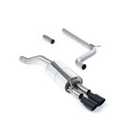 Výfukové systémy Milltek Cat-back exhaust for Volkswagen Polo 1.5 TSI 2019+ - Twin Cerakote black tips | race-shop.cz