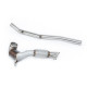 Výfukové systémy Milltek Large-bore downpipe with sports cat for Volkswagen Tiguan R 320ps EA888.4 MQB EVO (GPF, race cat) 2021+ | race-shop.cz